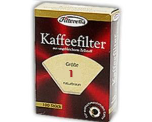 Kafijas filtri Nr.1.